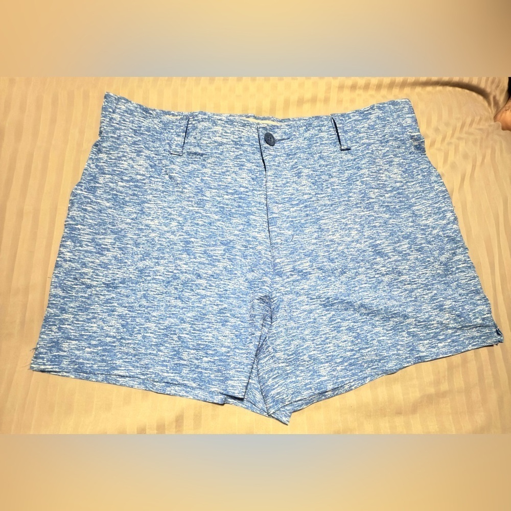 Reel Legends Light Blue Textured Men's Shorts
